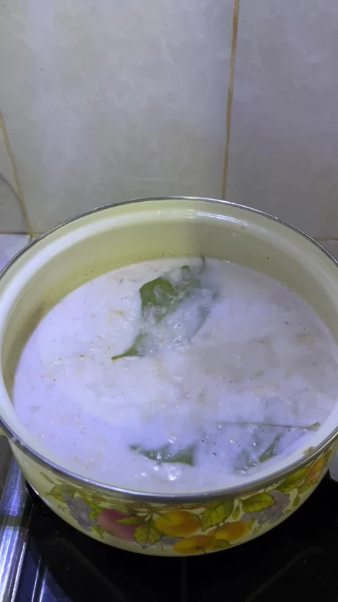 Cooking lodeh vegetables Stock Footage 296453550