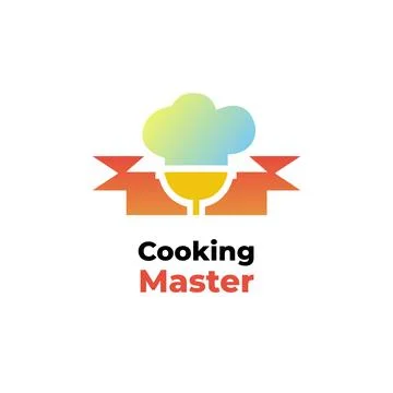 Cooking Master: Chef Hat Logo for Cooking. Stock Illustration