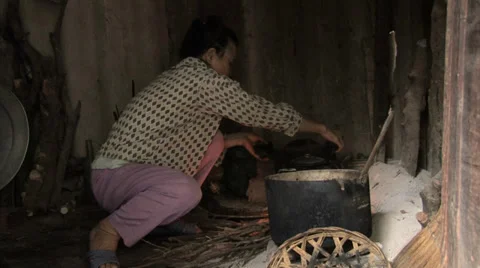 Cooking the Meal Stock Footage 33798091