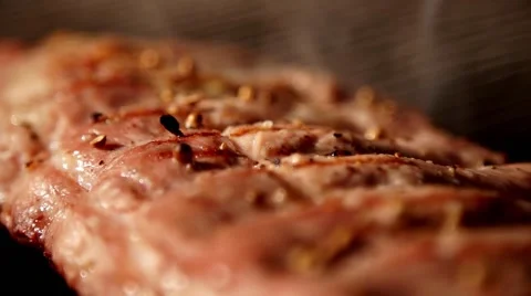 Cooking meal in slow motion Stock Footage 67866563