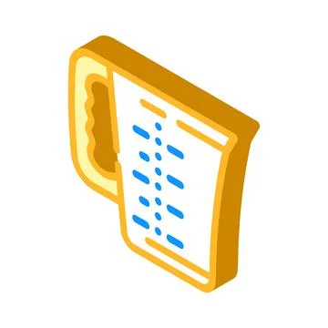 Cooking measuring cup isometric icon vector illustration Stock Illustration