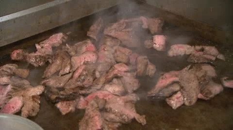 Cooking Meat 1 Stock Footage 22042283