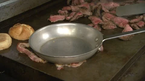 Cooking Meat 2 Stock Footage 22042110