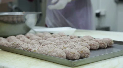 Cooking Meat Cutlets Stock Footage 60140356