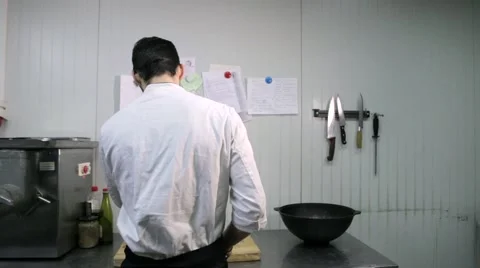 Cooking meat Stock Footage 48466864