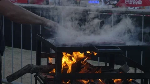 Cooking meat Stock Footage 291559252