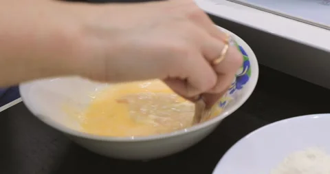 Cooking meat for a frying pan Video stock 144743584