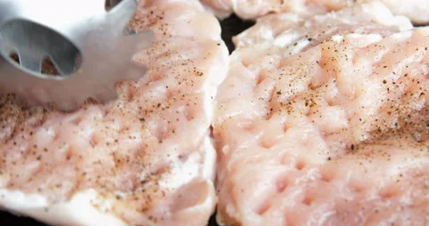 Cooking meat on the grill Stock Footage 110926719