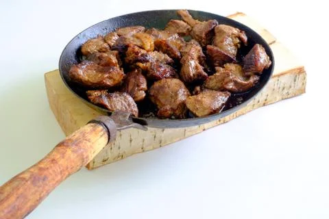 Cooking meat Stock Photos