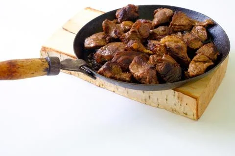 Cooking meat Foto stock