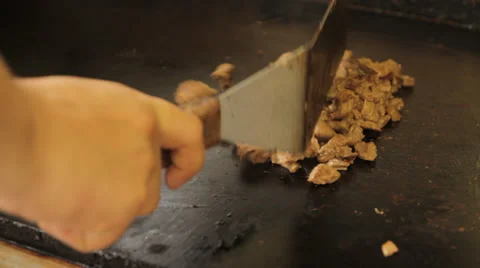 Cooking meet on grill Video stock 38547038