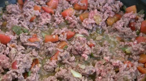 Cooking minced meat Video stock 10879951