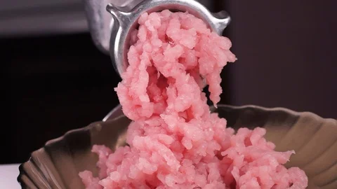 Cooking Minced meat Stock Footage 120683489