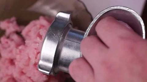 Cooking Minced meat Stock Footage 120683534