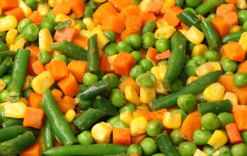 Cooking Mixed Vegetables Stock Photos