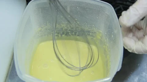 Cooking mixer - work in process 스톡 동영상 48397249