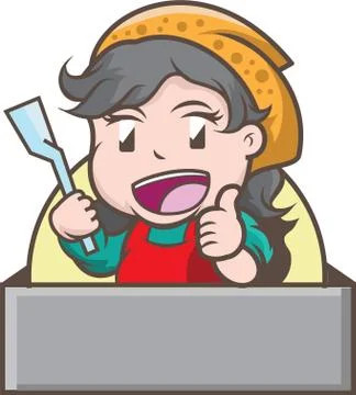 Cooking mom Illustration