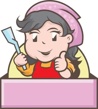 Cooking mom Illustration