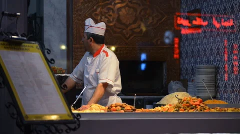 Cooking at night 動画素材 63050276