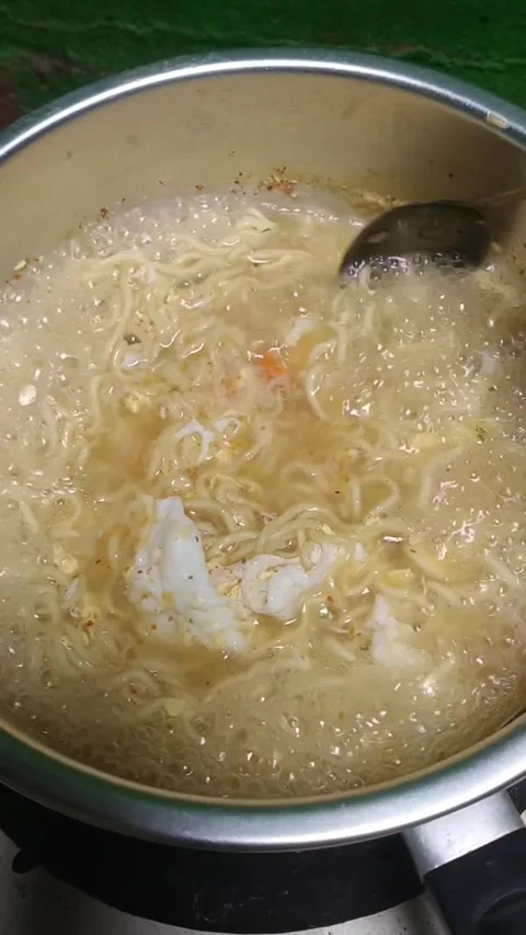 Cooking noodle Stock Footage 254162671