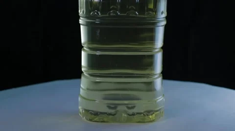 Cooking Oil in Plastic Bottle Stock Footage 42710703