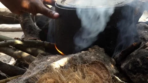 Cooking Outdoor Stock Footage 189496650