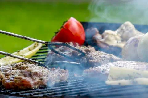 Cooking outside Stock Photos