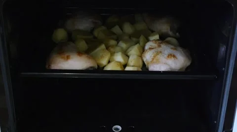 Cooking in the Oven 8 Stock Footage 47440132