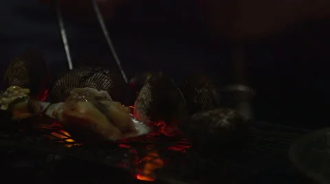 Cooking Over Fire 1 Video stock 54806439