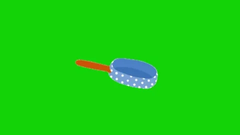 Cooking with pan on green screen Vídeo Stock 329331862