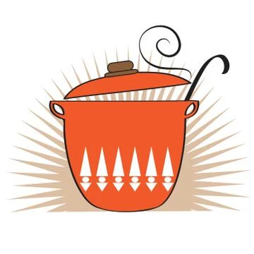 Cooking pan icon Stock Illustration