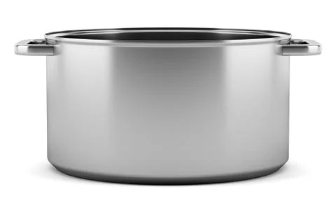 Cooking pan isolated on white background Stock Illustration