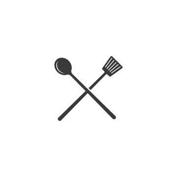 Cooking pan restaurant logo 스톡 일러스트