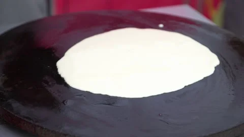Cooking pancakes close-up. 動画素材 150647433