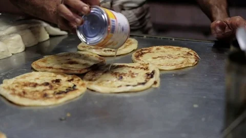 Cooking pancakes Stock Footage 78885117