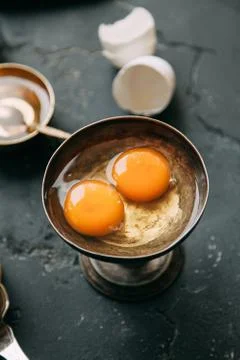 Cooking pancakes Stock Photos