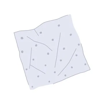 Cooking parchment paper cartoon vector illustration Иллюстрация