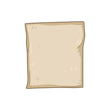 Cooking parchment paper cartoon vector illustration Иллюстрация