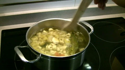 Cooking pasta Stock Footage 352100