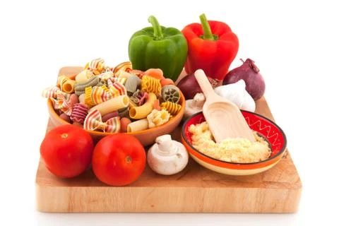 Cooking pasta Stock Photos