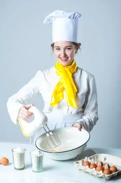 Cooking pie Stock Photos