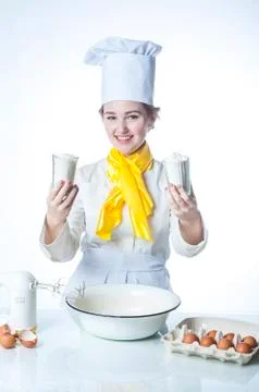 Cooking pie Stock Photos