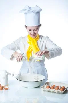 Cooking pie Stock Photos