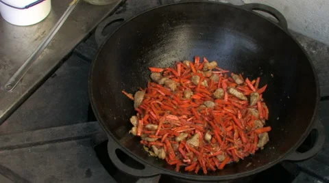 Cooking pilaf Stock Footage 960441