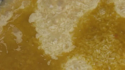 Cooking pilaw Stock Footage 960302