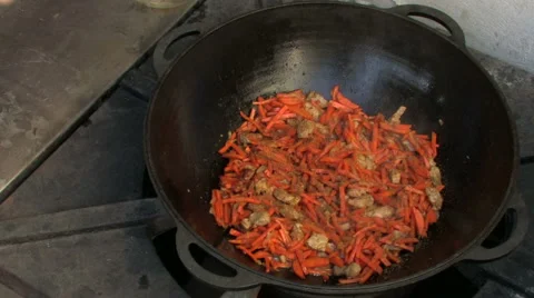 Cooking pilaw Video stock 960442