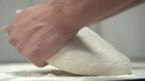 Cooking pizza dough. Stock Footage 132558109