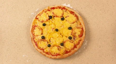 Cooking pizza 스톡 동영상 64790446