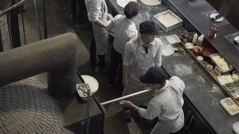 Cooking pizza Stock Footage 83605248