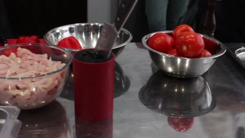 Cooking pizza Stock Footage 135075986